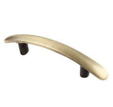 Solid Antique Brass Furniture Handles Small